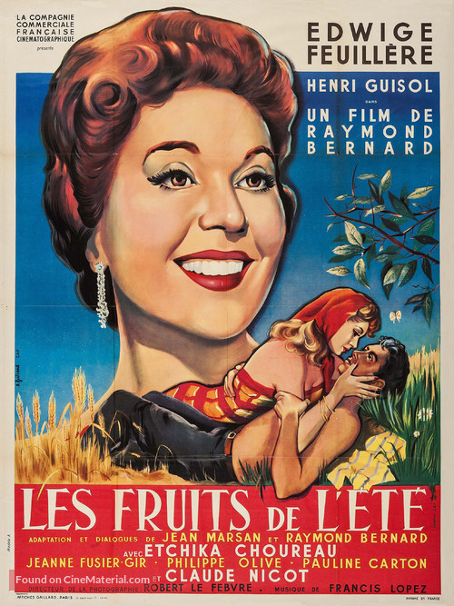 Les fruits de l&#039;&eacute;t&eacute; - French Movie Poster