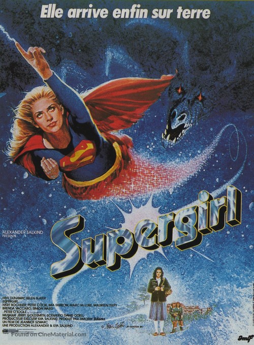Supergirl - French Movie Poster