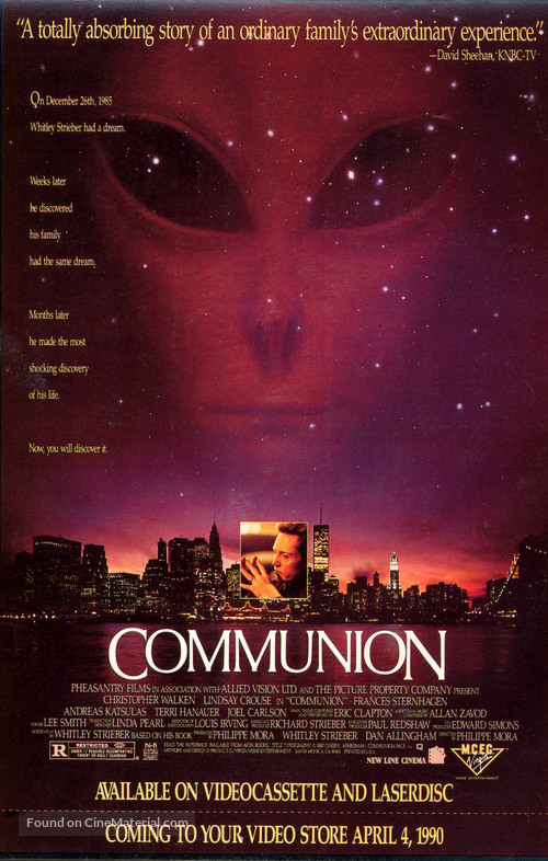 Communion - Video release movie poster