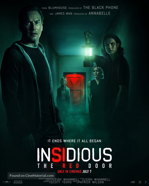 Insidious: The Red Door - British Movie Poster