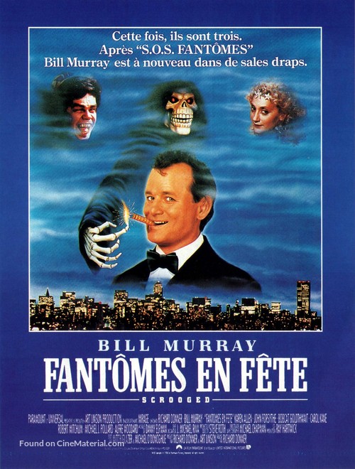 Scrooged - French Movie Poster