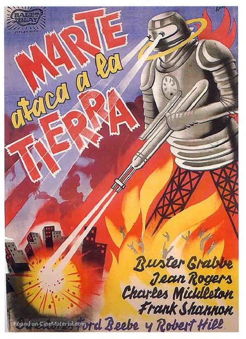 Flash Gordon&#039;s Trip to Mars - Spanish Movie Poster