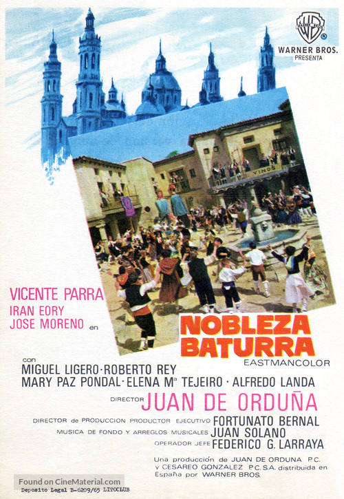 Nobleza baturra - Spanish Movie Poster