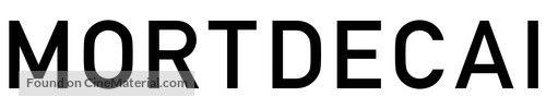 Mortdecai - Logo