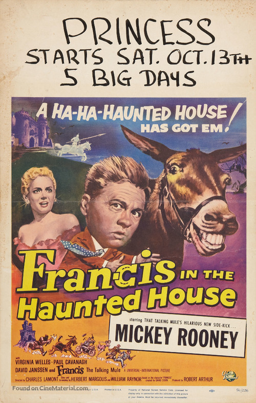 Francis in the Haunted House - Movie Poster