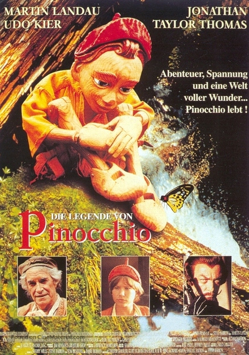 The Adventures of Pinocchio - German Movie Poster