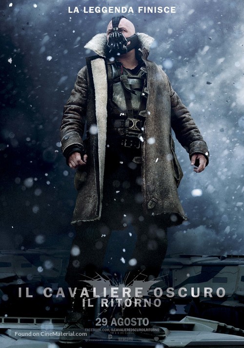 The Dark Knight Rises - Italian Movie Poster