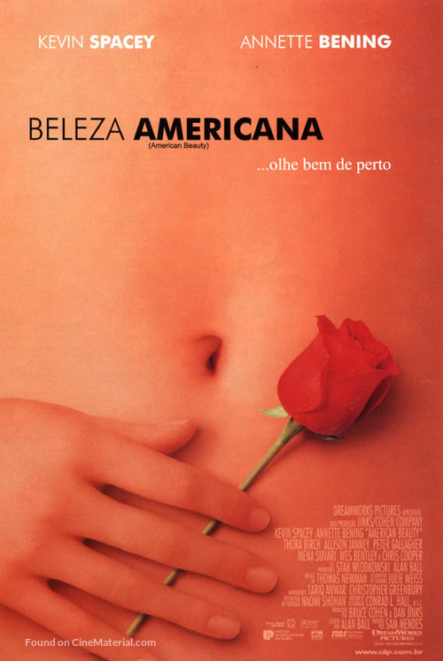 American Beauty - Brazilian Movie Poster