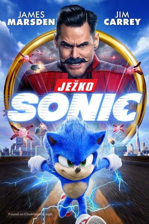 Sonic the Hedgehog - Slovak Movie Cover