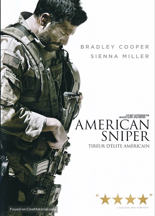 American Sniper - Canadian DVD movie cover