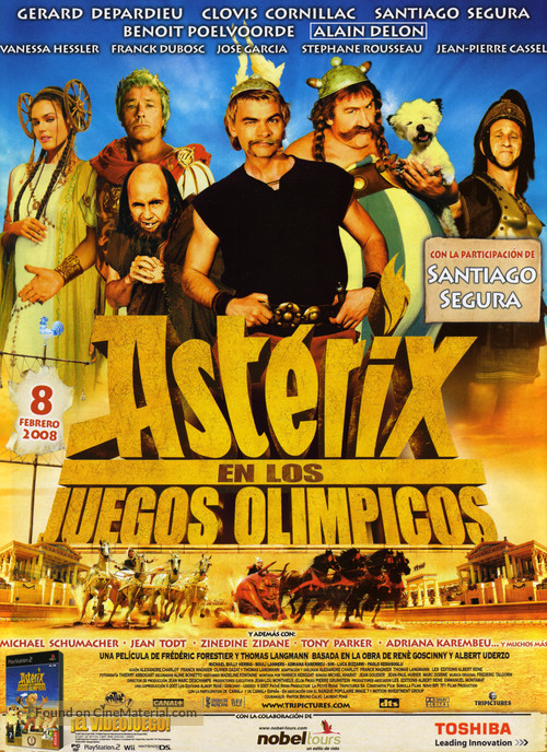 Ast&egrave;rix aux jeux olympiques - Spanish Movie Poster