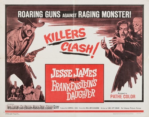 Jesse James Meets Frankenstein&#039;s Daughter - Movie Poster