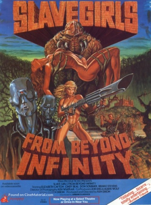 Slave Girls from Beyond Infinity - VHS movie cover
