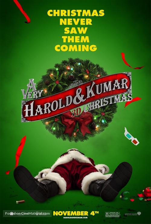 A Very Harold &amp; Kumar Christmas - Movie Poster