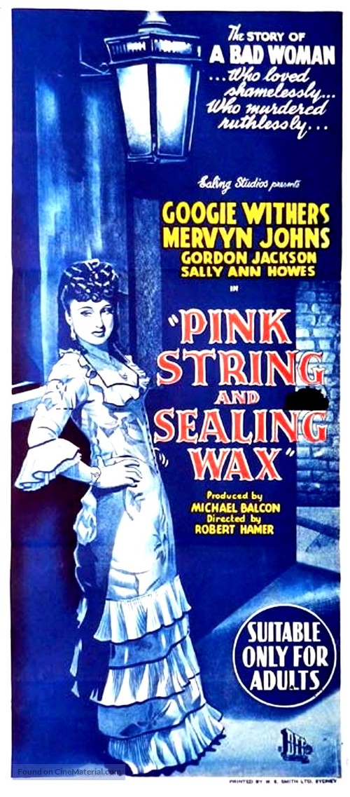 Pink String and Sealing Wax - Australian Movie Poster