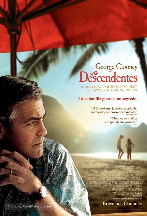 The Descendants - Brazilian Movie Poster