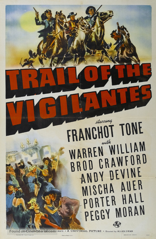 Trail of the Vigilantes - Movie Poster