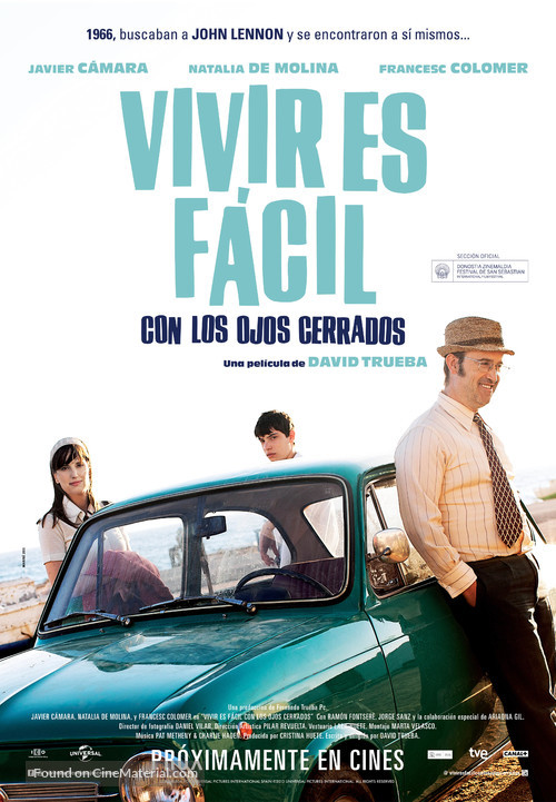Vivir es f&aacute;cil con los ojos cerrados - Spanish Movie Poster