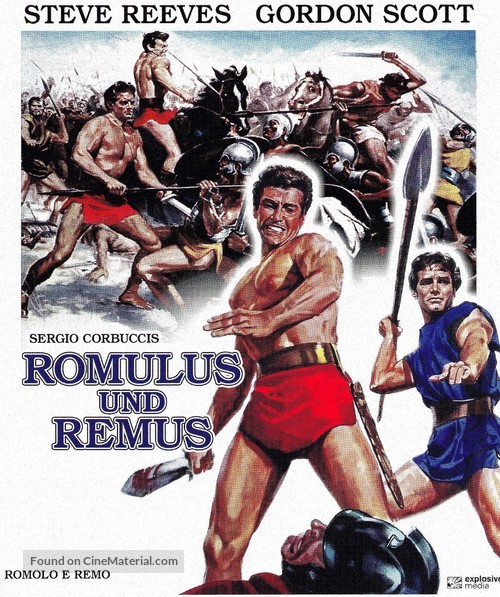 Romolo e Remo - German Blu-Ray movie cover