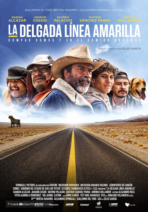 La Delgada L&iacute;nea Amarilla - Mexican Movie Poster