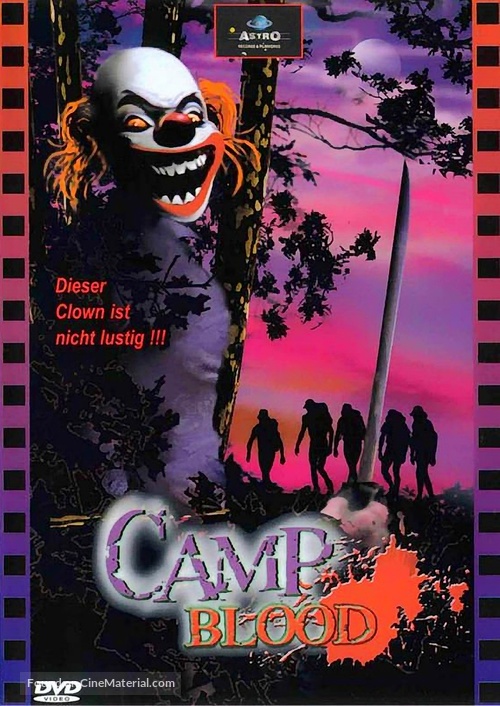 Camp Blood - German DVD movie cover