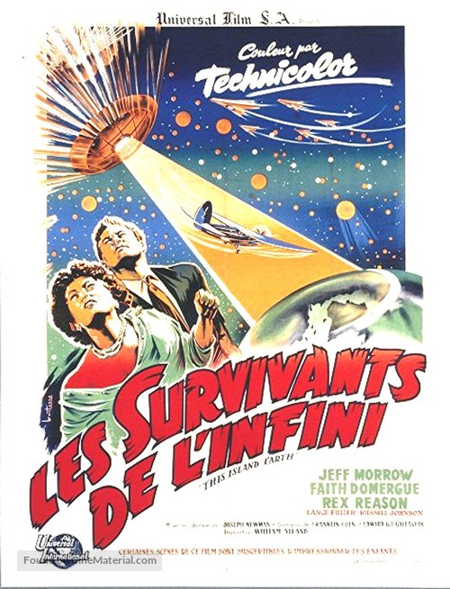 This Island Earth - French Movie Poster