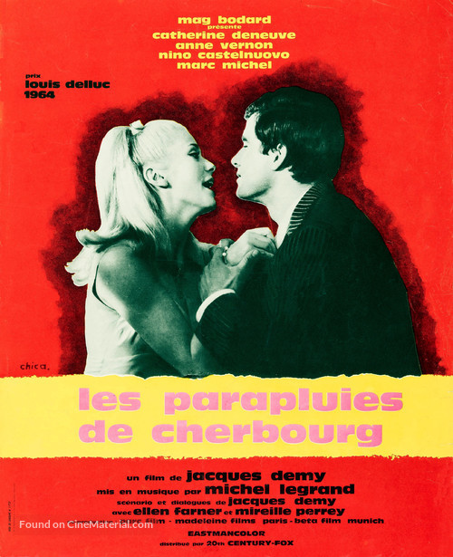 Les parapluies de Cherbourg - French Movie Poster