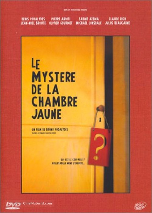 Myst&egrave;re de la chambre jaune, Le - French poster