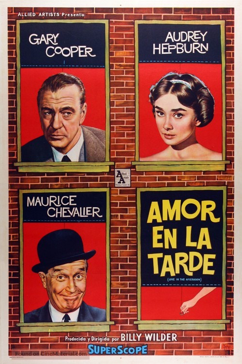 Love in the Afternoon - Argentinian Movie Poster
