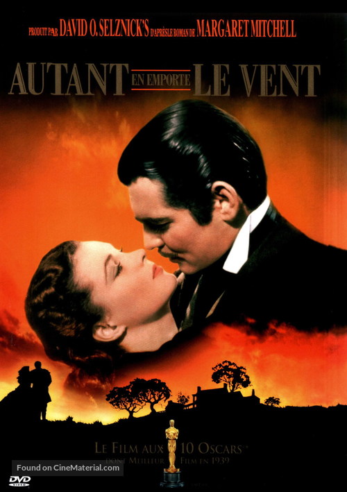 Gone with the Wind - French DVD movie cover