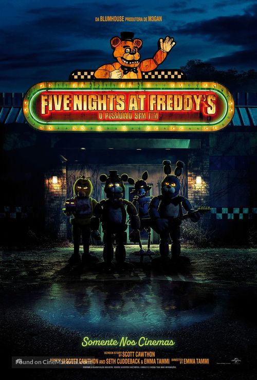 Five Nights at Freddy&#039;s - Brazilian Movie Poster