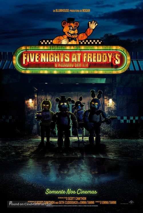 Five Nights at Freddy&#039;s - Brazilian Movie Poster