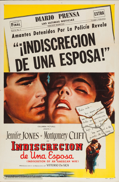 Stazione Termini - Argentinian Movie Poster