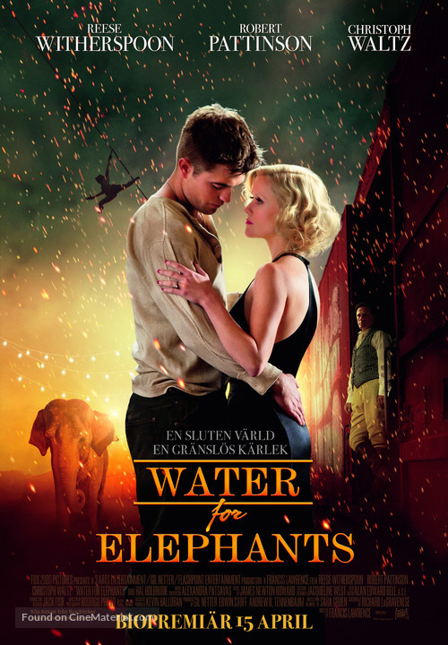 Water for Elephants - Swedish Movie Poster