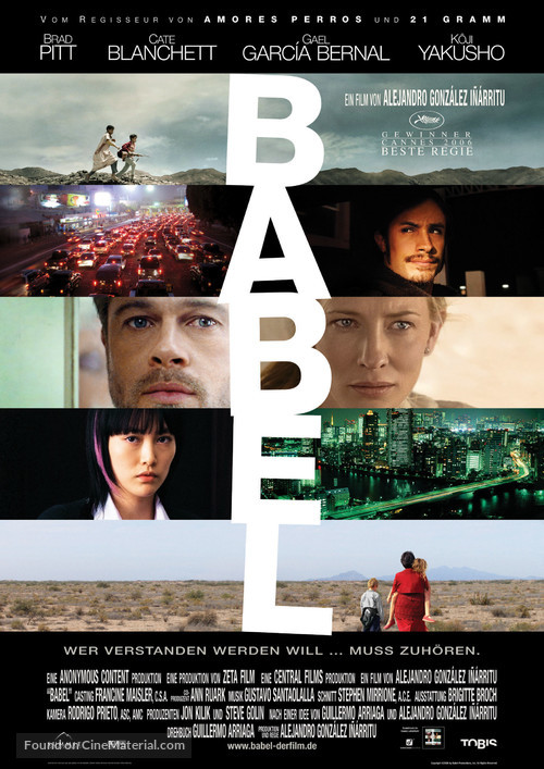 Babel - German Movie Poster