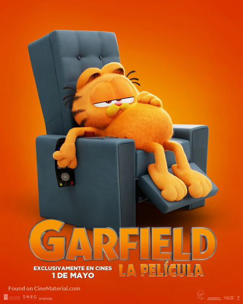 The Garfield Movie - Spanish Movie Poster