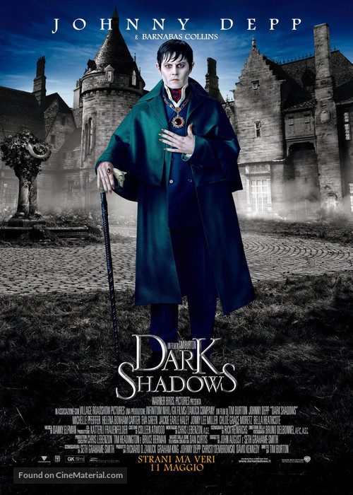 Dark Shadows - Italian Movie Poster