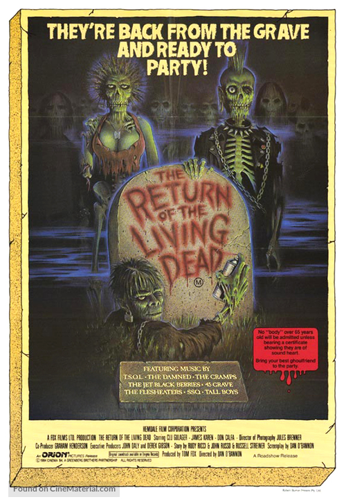 The Return of the Living Dead - Movie Poster