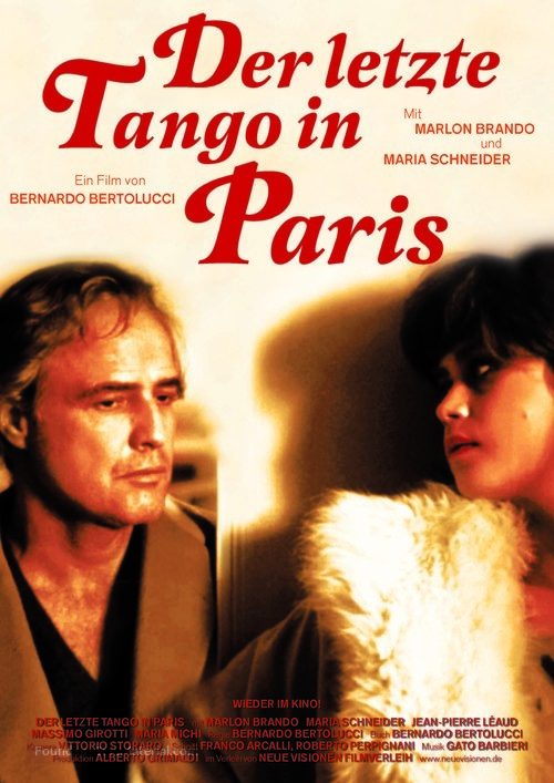 Ultimo tango a Parigi - German Movie Poster