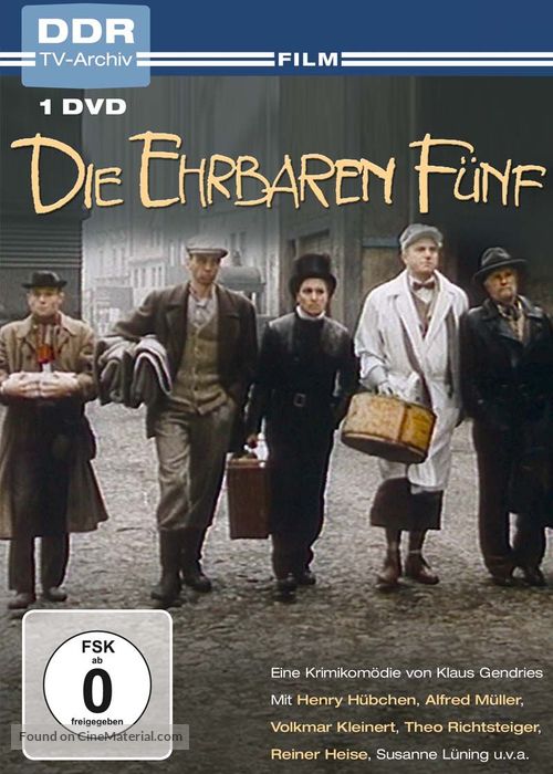 Die ehrbaren F&uuml;nf - German Movie Cover