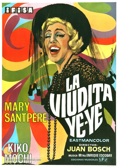 La viudita ye-y&eacute; - Spanish Movie Poster