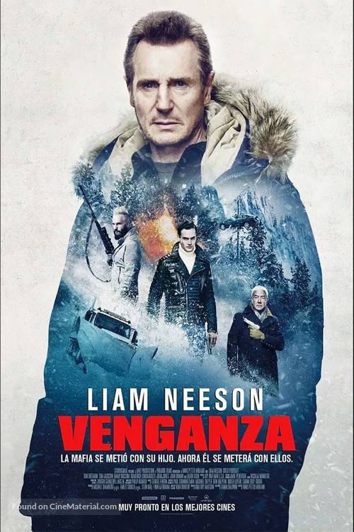 Cold Pursuit - Colombian Movie Poster