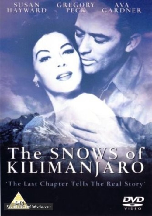 The Snows of Kilimanjaro - British DVD movie cover
