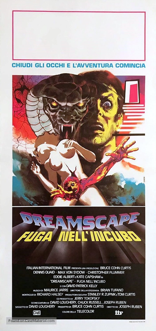 Dreamscape - Italian Movie Poster