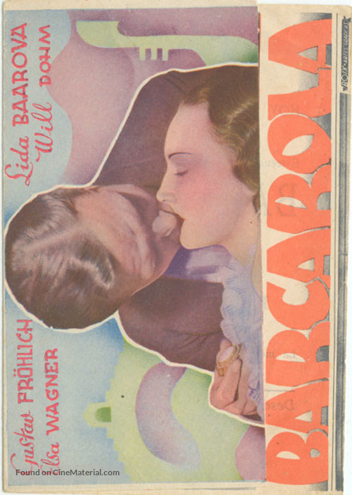 Barcarole - Spanish Movie Poster