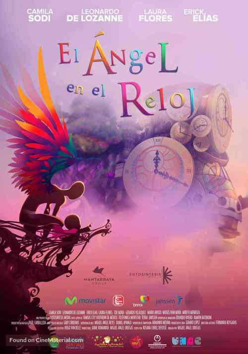 El &aacute;ngel en el reloj - Mexican Movie Poster