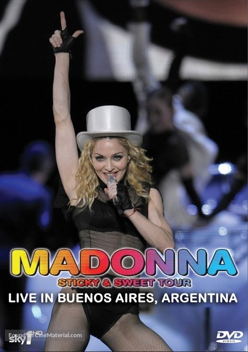 Madonna: Sticky &amp; Sweet Tour - British DVD movie cover