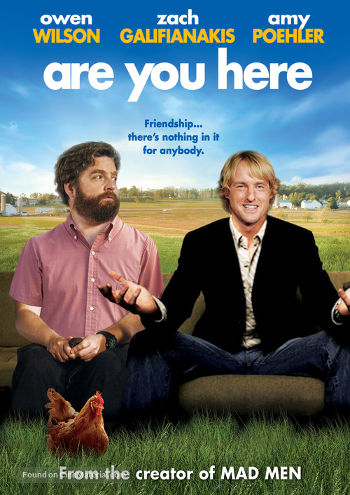 Are You Here - Canadian DVD movie cover