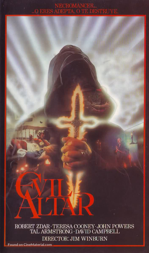 Evil Altar - VHS movie cover