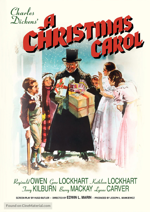A Christmas Carol - DVD movie cover
